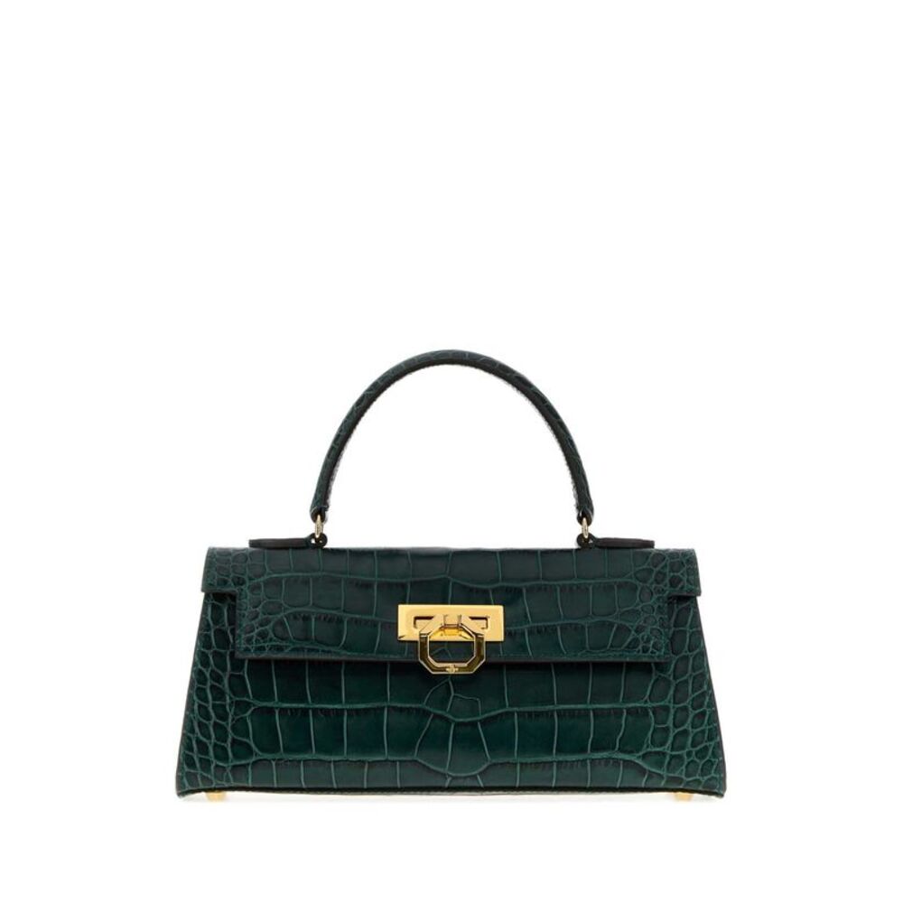 Carbotti Women Bottle Green Masami Handbag